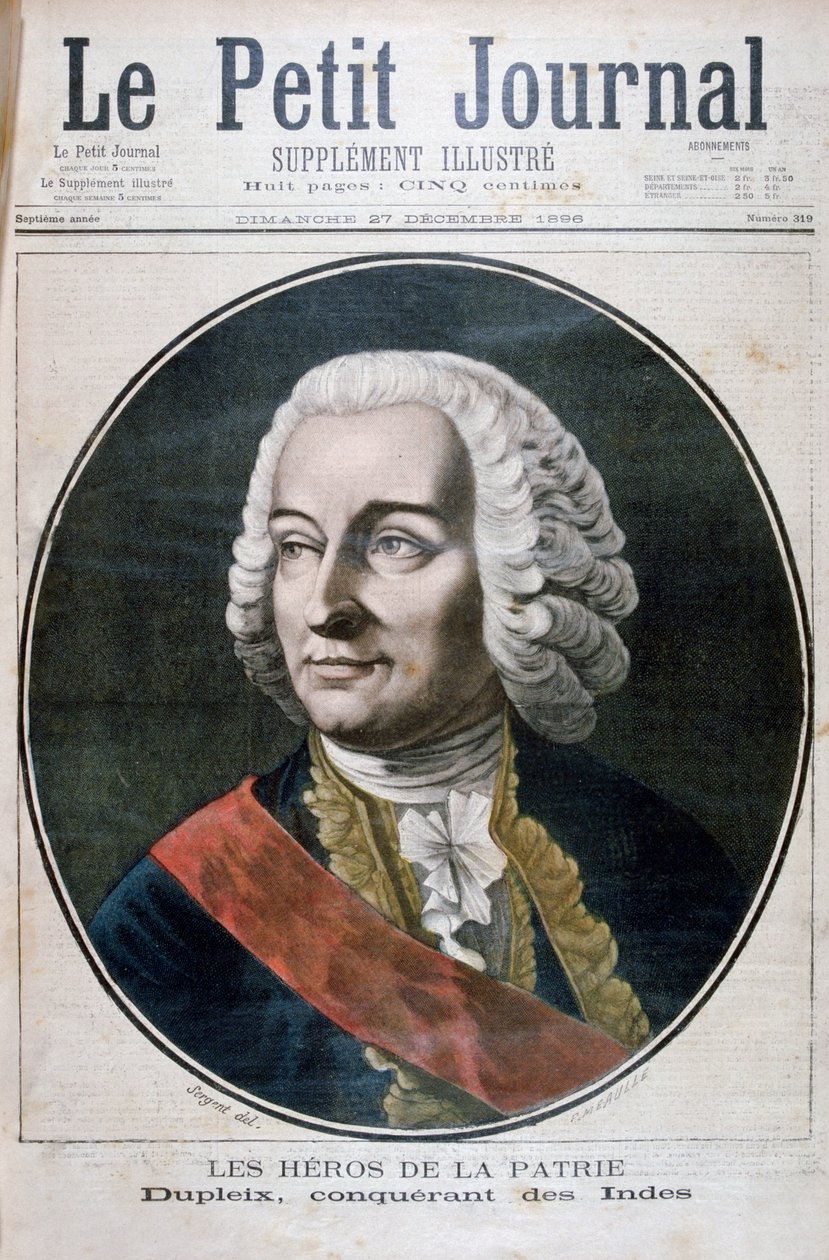 Joseph François Dupleix, 1896 tekijältä Fortuné Méaulle