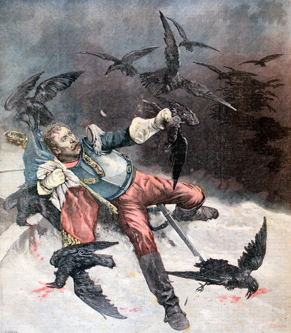 Korppi, 1890 tekijältä Fortuné Méaulle