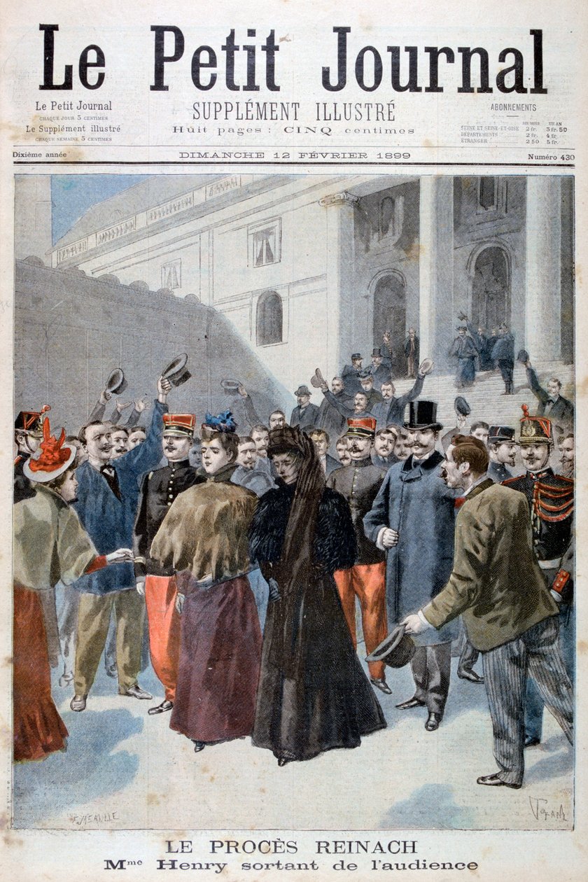 Reinachin oikeudenkäynti, 1899 tekijältä Fortuné Méaulle