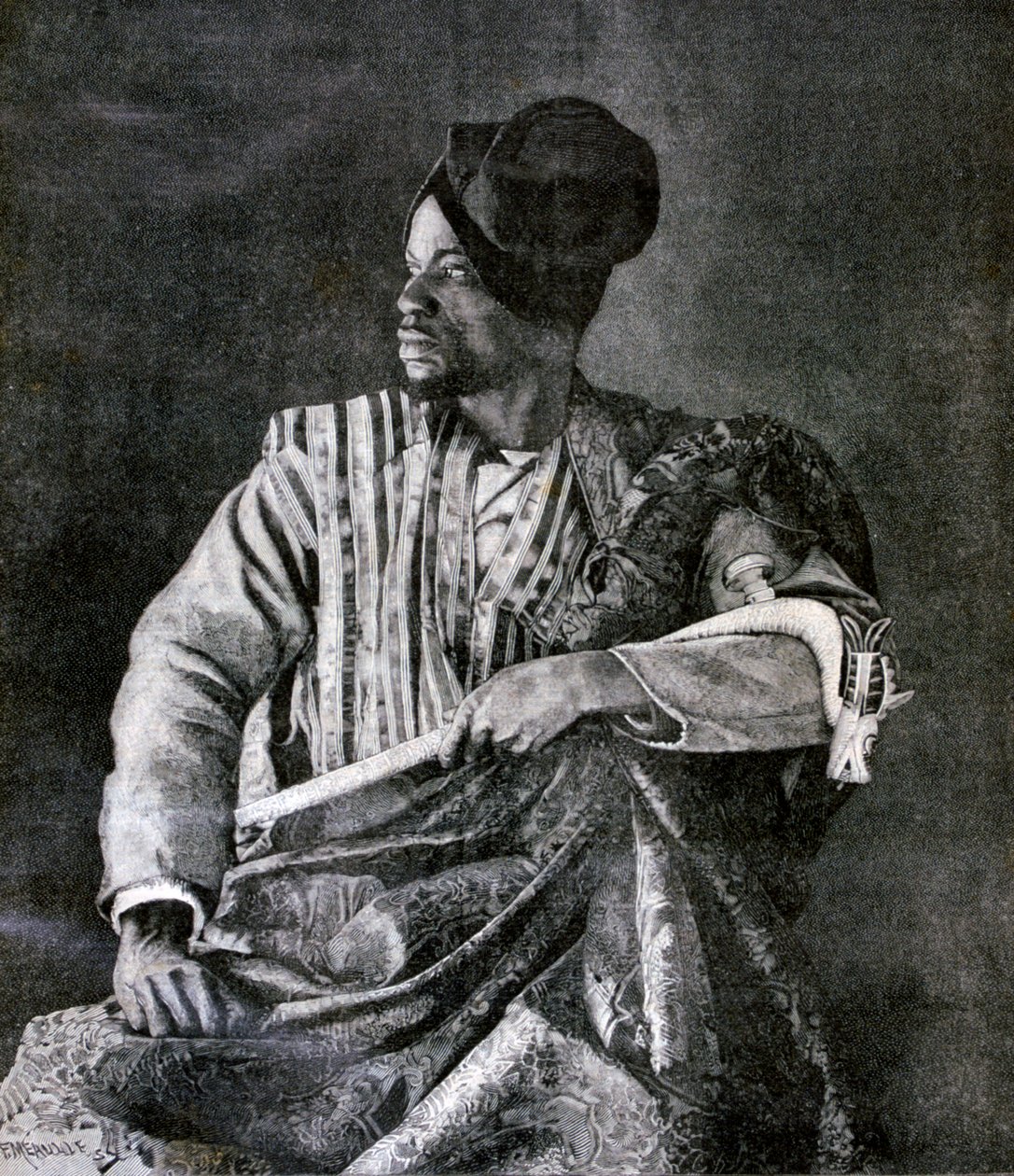 Kuningas Behanzinin Dahomeyn päälähettiläs Pariisissa, 1893 tekijältä Fortuné Méaulle