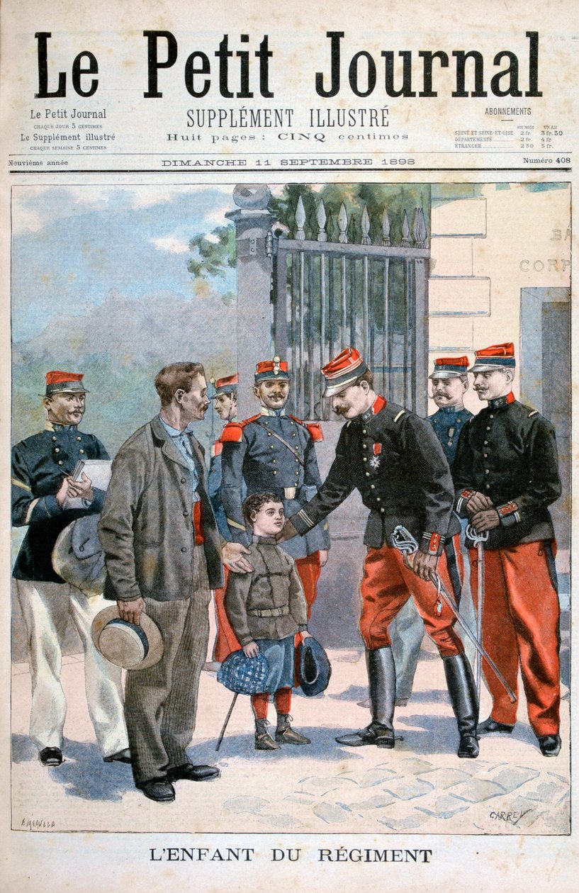 Rykmentin lapsi, 1898 tekijältä Fortuné Méaulle