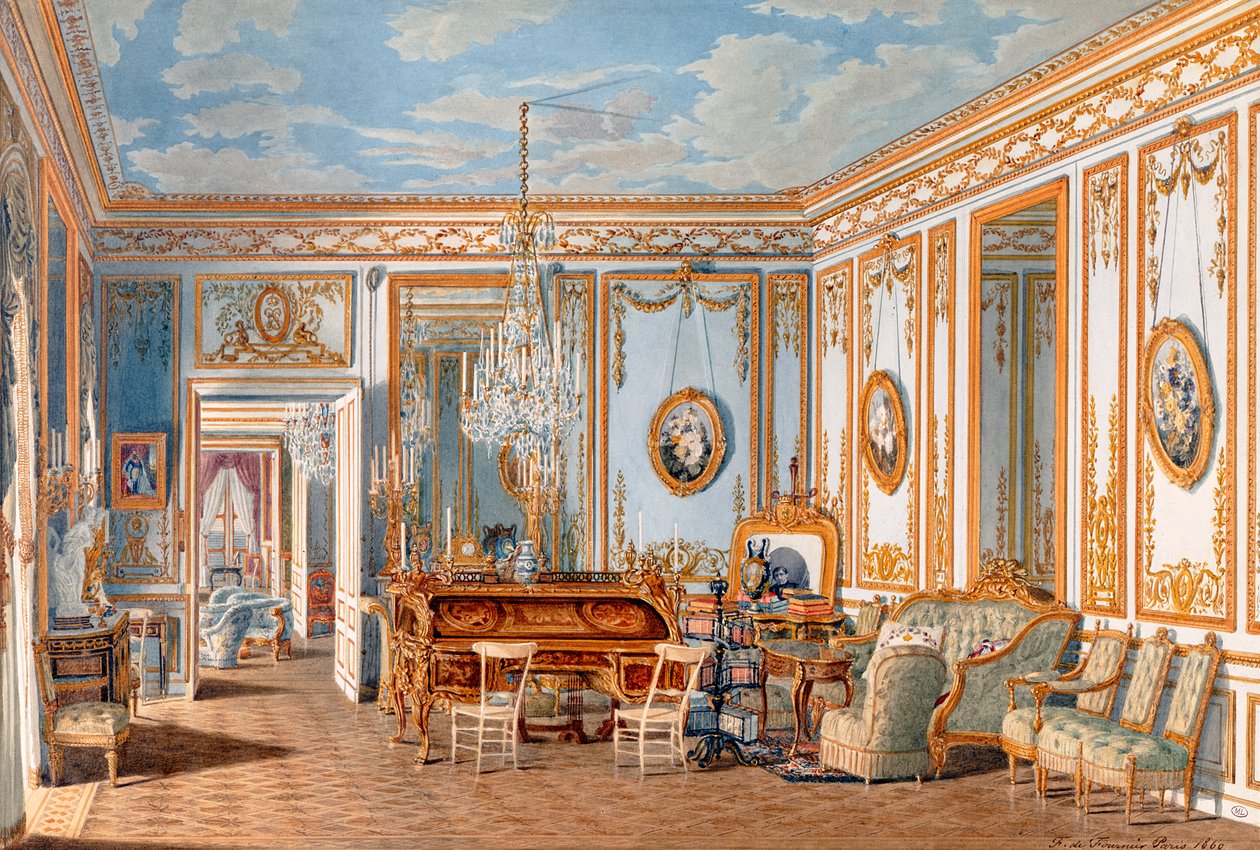 Keisarinna Eugenien tutkimus Saint-Cloudissa, 1860 tekijältä Fortune de Fournier