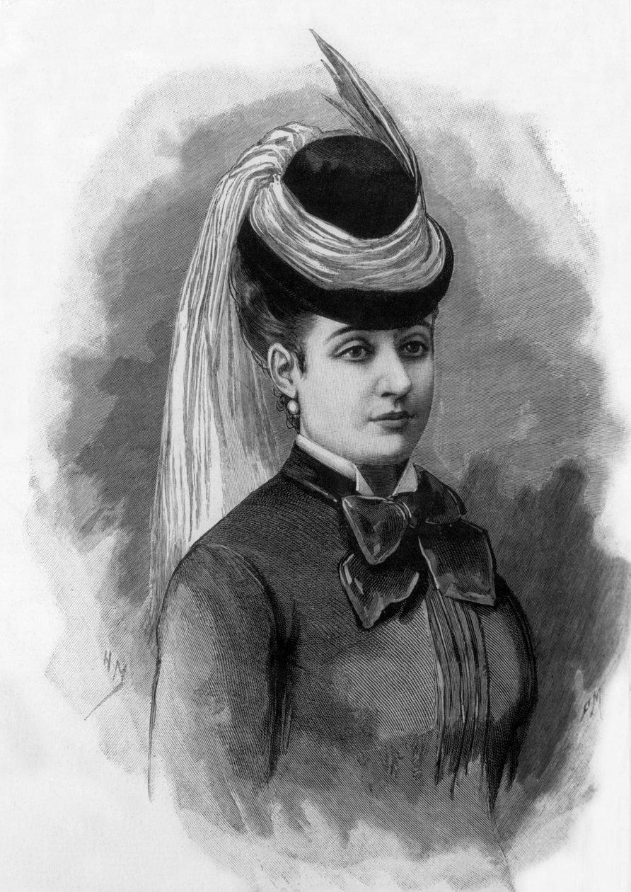 Marie Regnault, rikoksen uhriksi joutunut nainen Montaigne-kadulla Pariisissa vuonna 1887 (kaiverrus). tekijältä Fortune Louis Meaulle