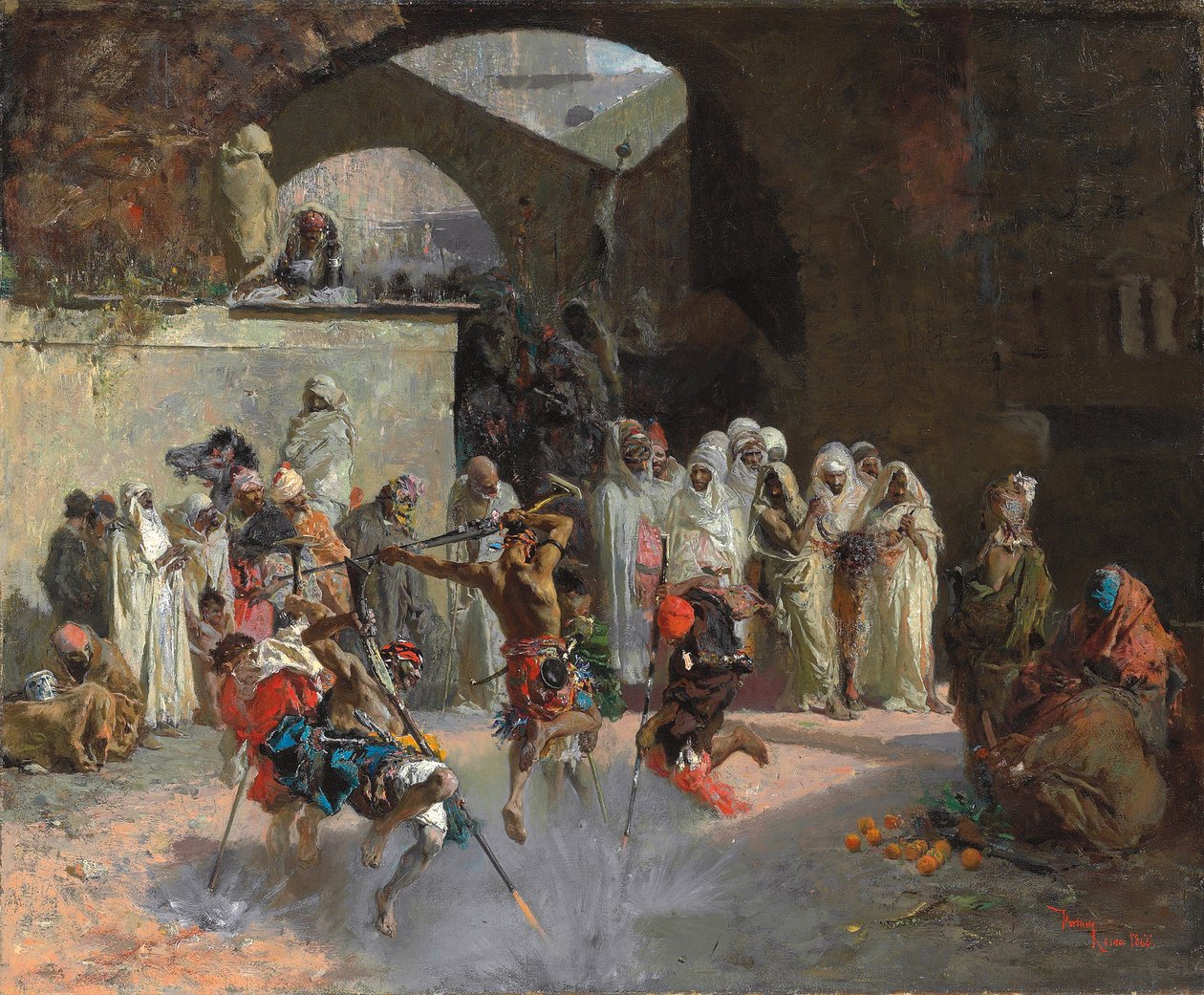 Arab Fantasia, 1866 tekijältä Fortuny y Carbó