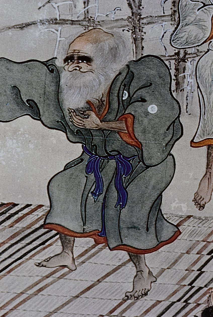 Kahdeksastoista vuosisadan suuret Ainu-johtajat: Itokoi ja Shinichi Akkeshista, Chosama Uraashibetsusta ja Shonko Noshappusta, erityisesti, kuva. tekijältä Fosco Maraini