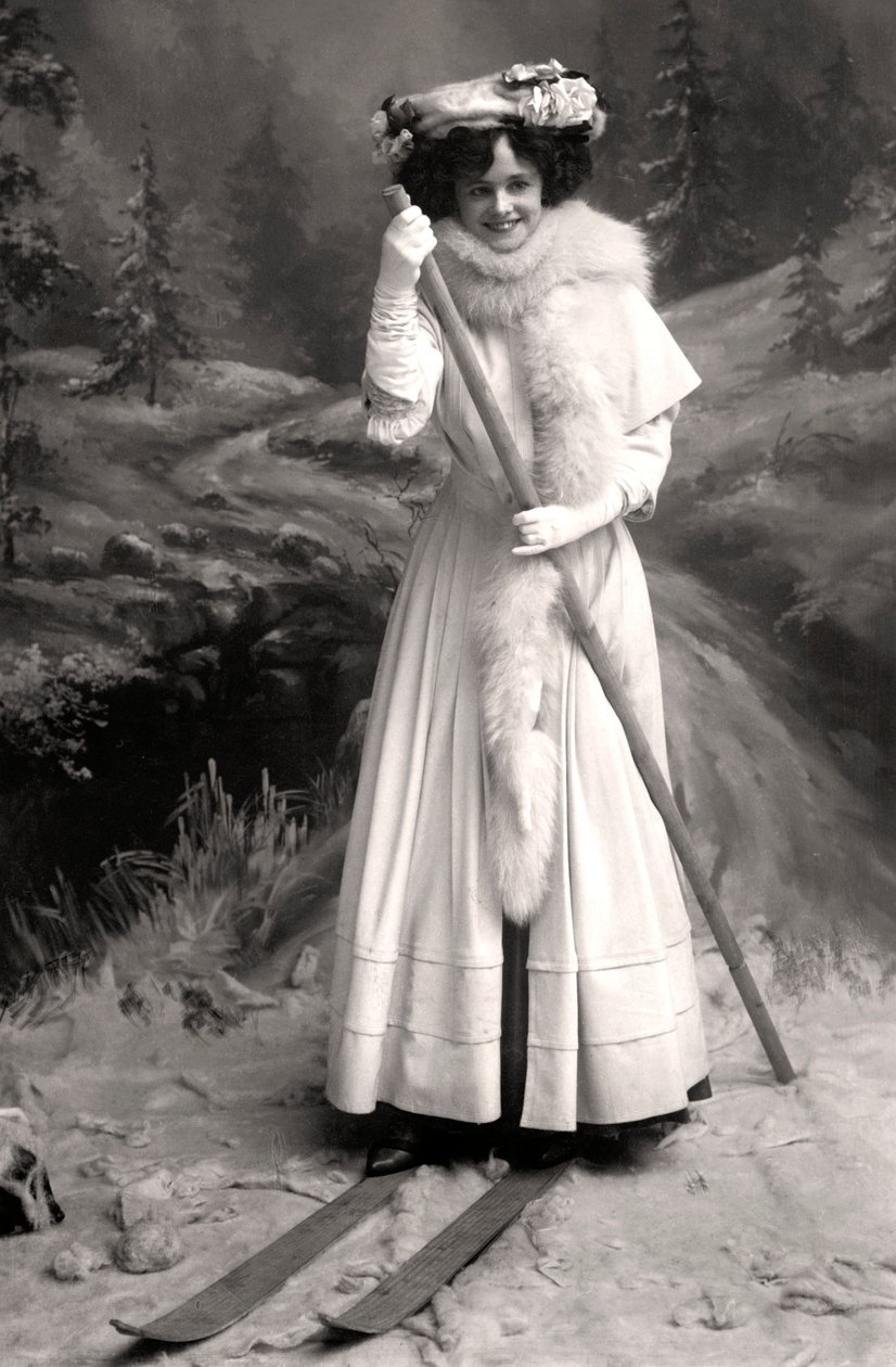 Gertie Millar 1879-1952, englantilainen näyttelijä, 1906. tekijältä Foulsham and Banfield