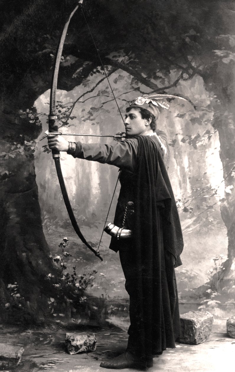 Lewis Waller 1860-1915, englantilainen näyttelijä, 1907. tekijältä Foulsham and Banfield