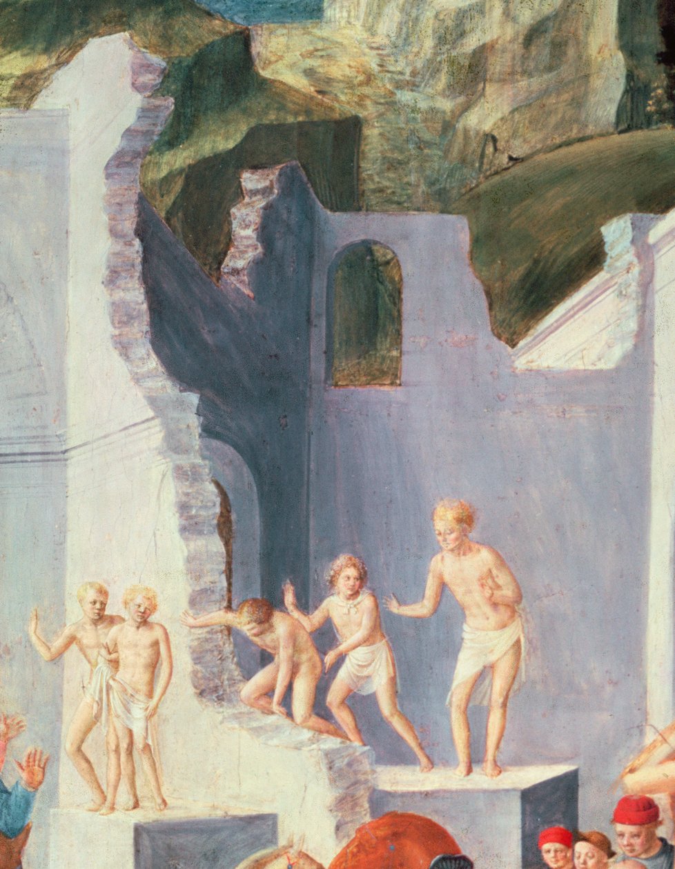 Maagisten palvominen, (yksityiskohta) tekijältä Fra Angelico