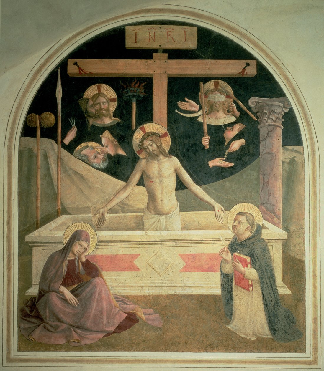 Kristus nousee haudastaan, n. 1438-1445 tekijältä Fra Angelico