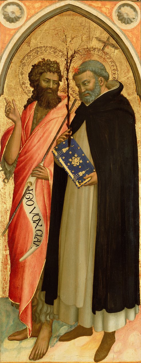Pyhä Johannes Kastaja ja Pyhä Dominikaaninen tekijältä Fra Angelico