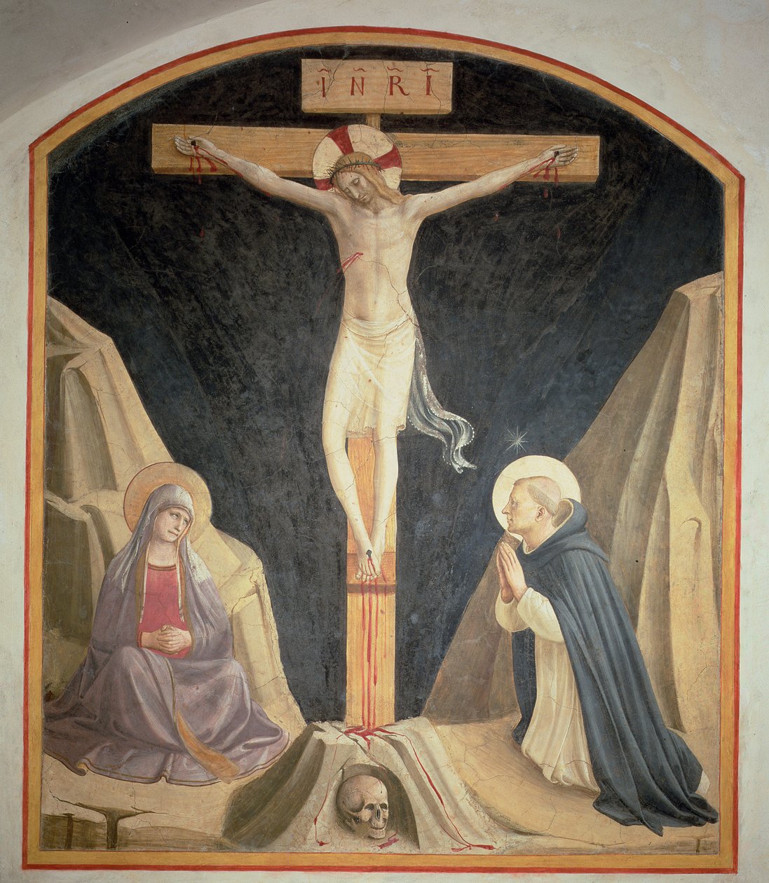 Ristiinnaulitseminen, 1442 tekijältä Fra Angelico