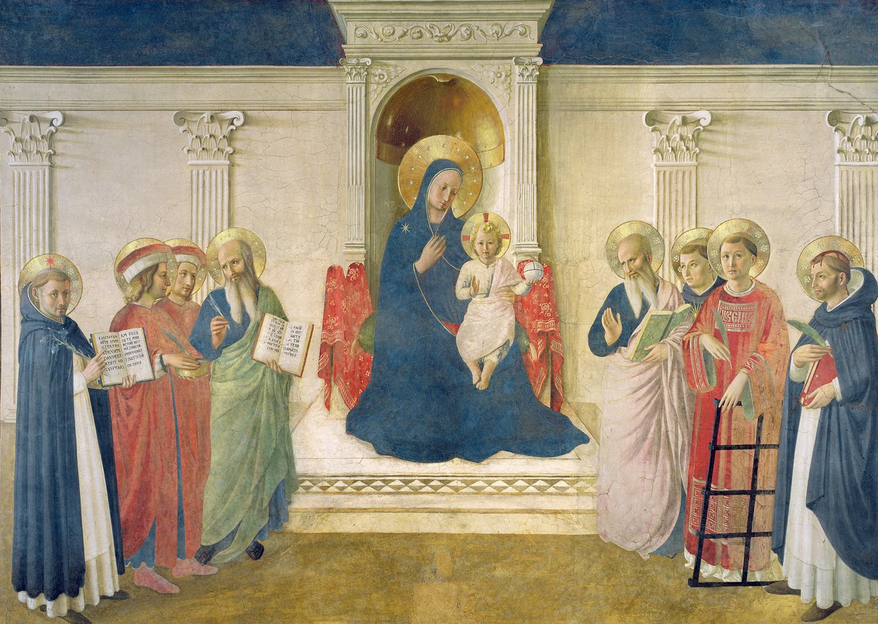 Varjojen Madonna, 1450 tekijältä Fra Angelico