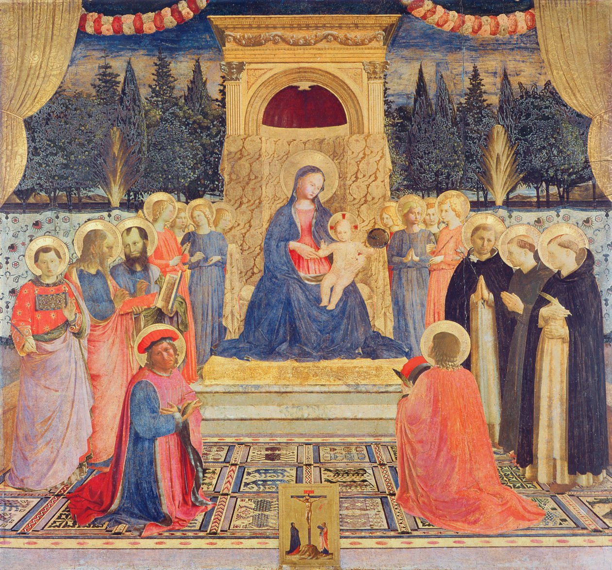 San Marcon alttaritaulu, noin 1438-40 (tempera paneelille). tekijältä Fra Angelico