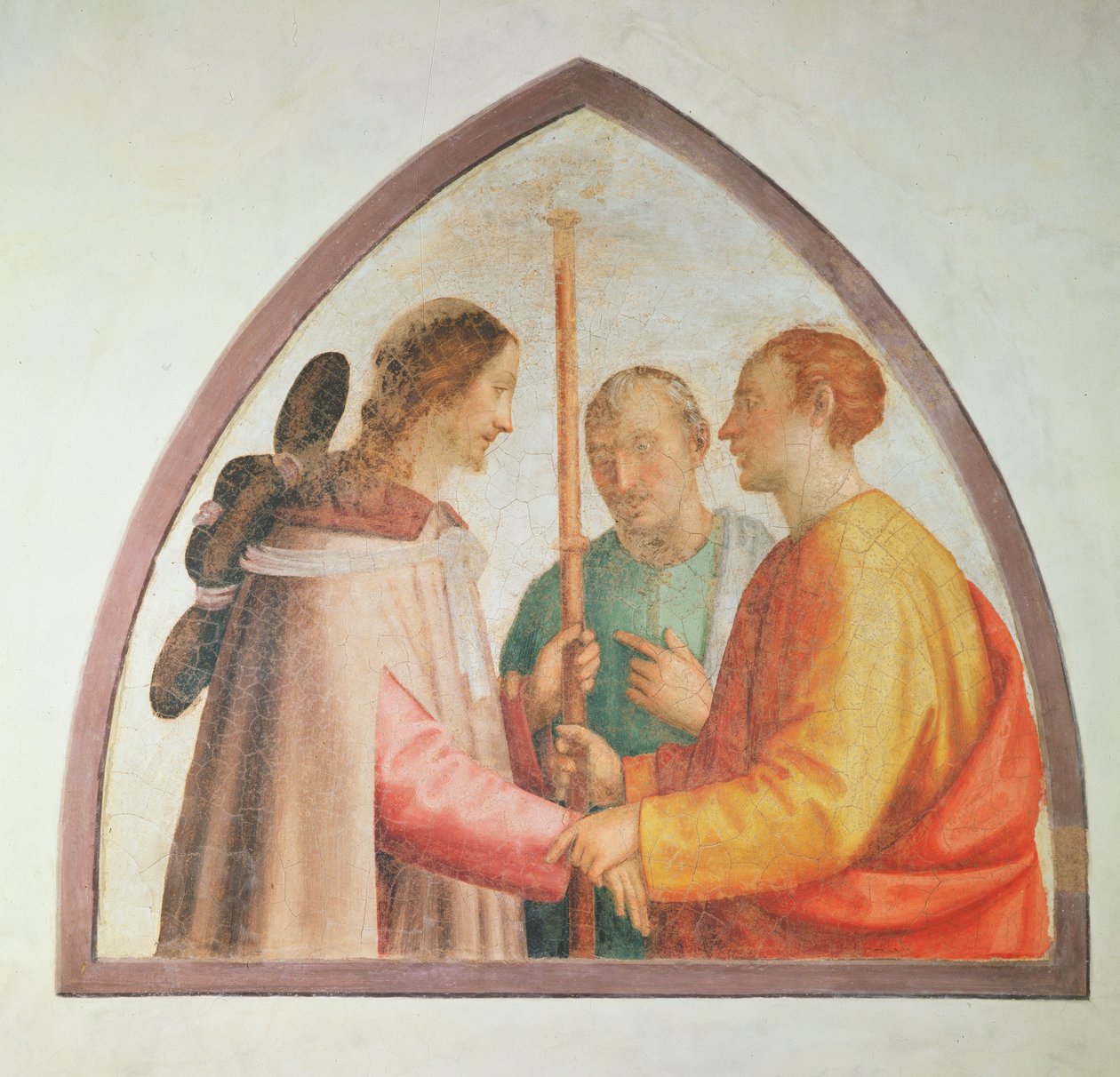 Kristus ilmestyy tiellä Emmaukseen tekijältä Fra Bartolommeo