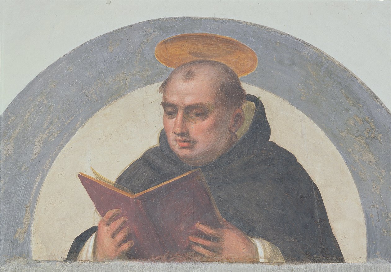 St. Thomas Aquinas Reading, n. 1510-11 tekijältä Fra Bartolommeo