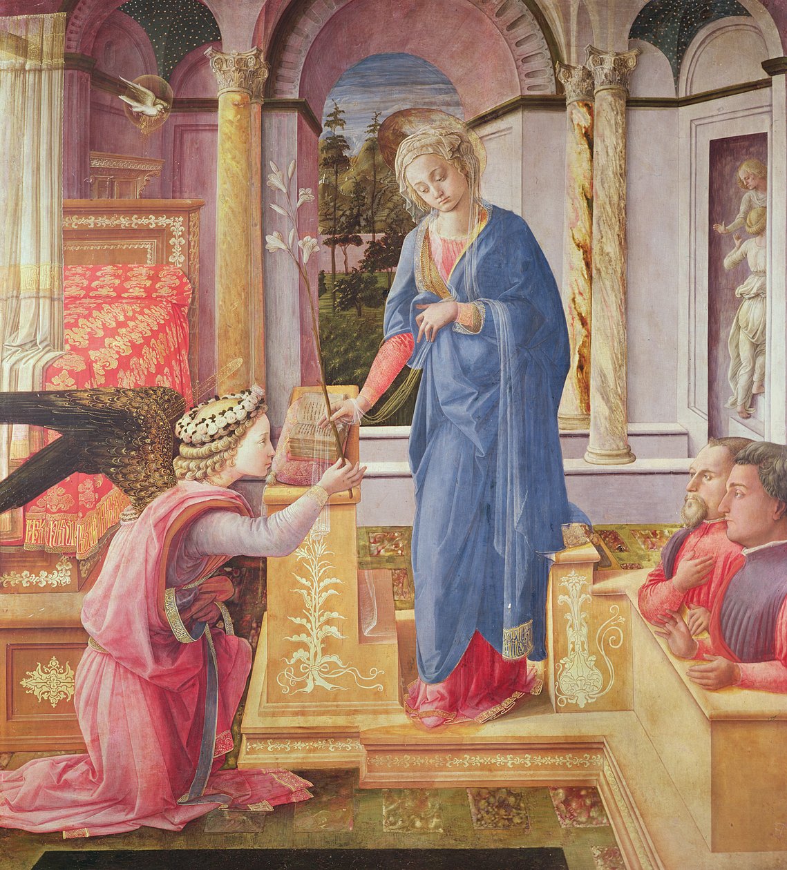 Ilmestys, n. 1440-5 tekijältä Fra Filippo Lippi