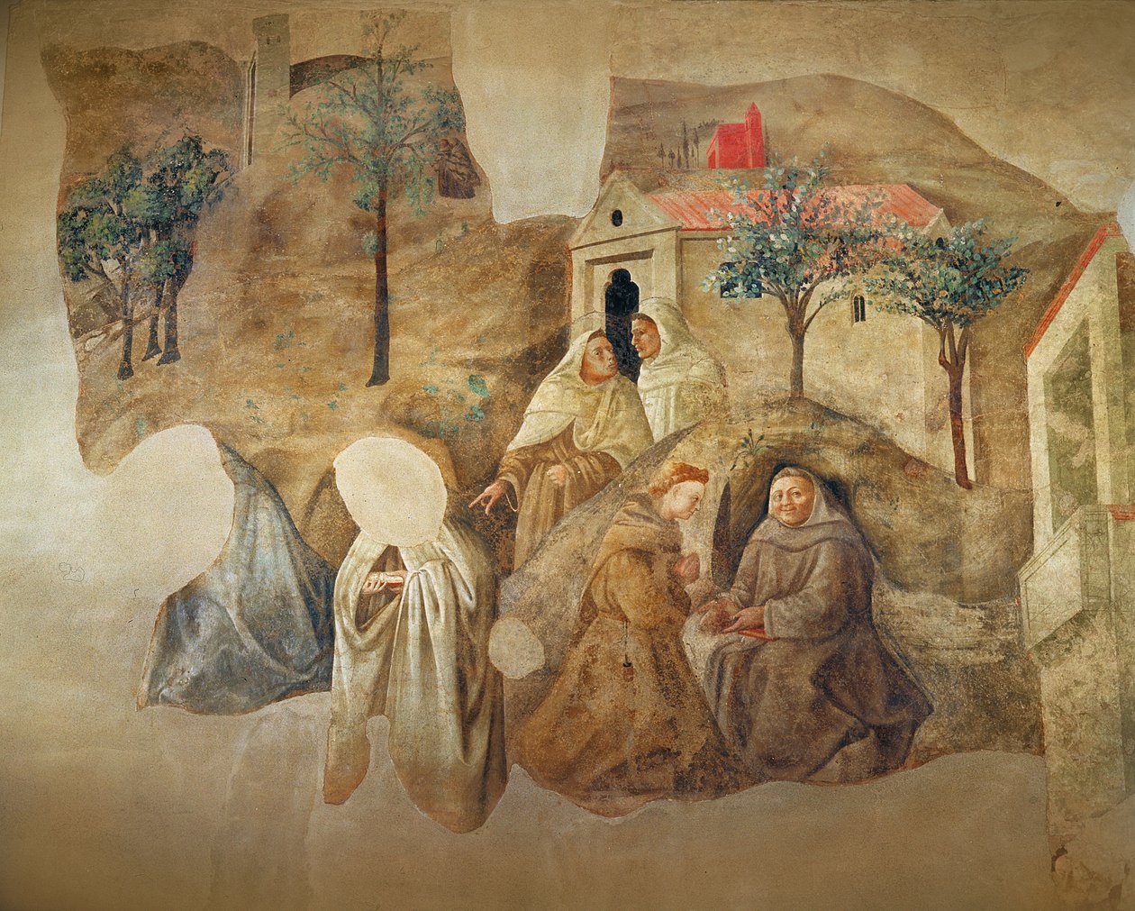 Karmeliitin säännön uudistus, n. 1422 tekijältä Fra Filippo Lippi