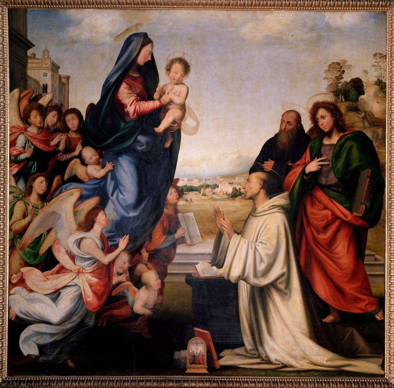 Madonnan ilmestys Pyhälle Bernardille Clairvaux