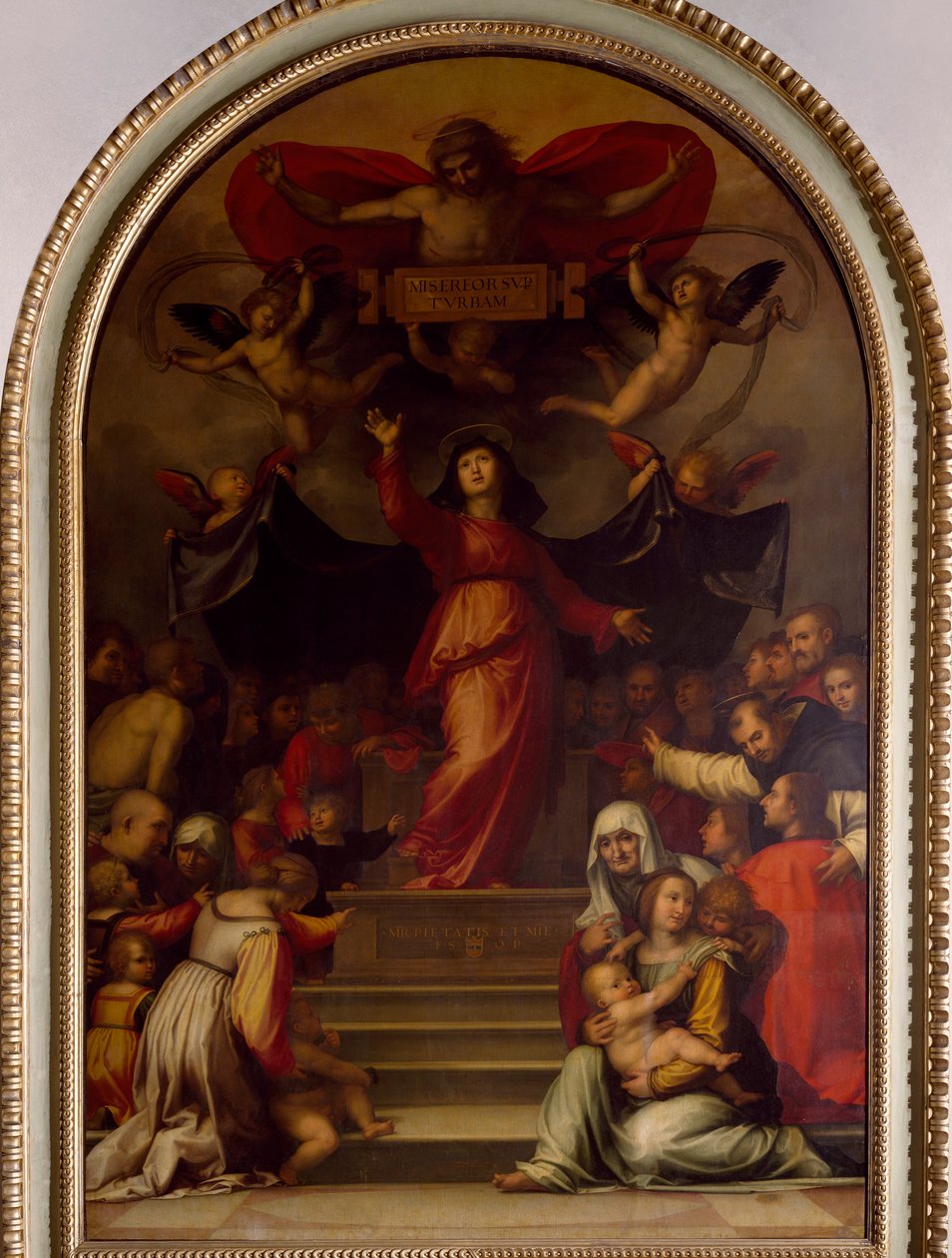 Our Lady of Mercy, kirjoittanut Bartolomeo della Porta, joka tunnetaan nimellä Fra Bartolomeo tekijältä Fra (1472 1517) Bartolomeo