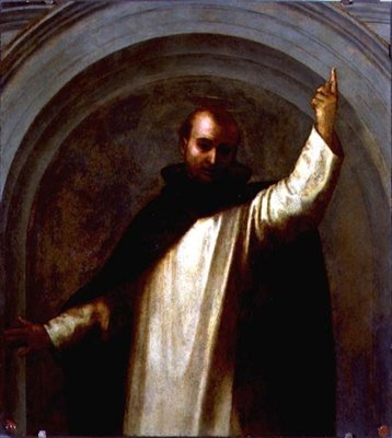 Saint Vincenzo Ferrarin muotokuva (öljy paneelissa) tekijältä Fra Bartolomeo