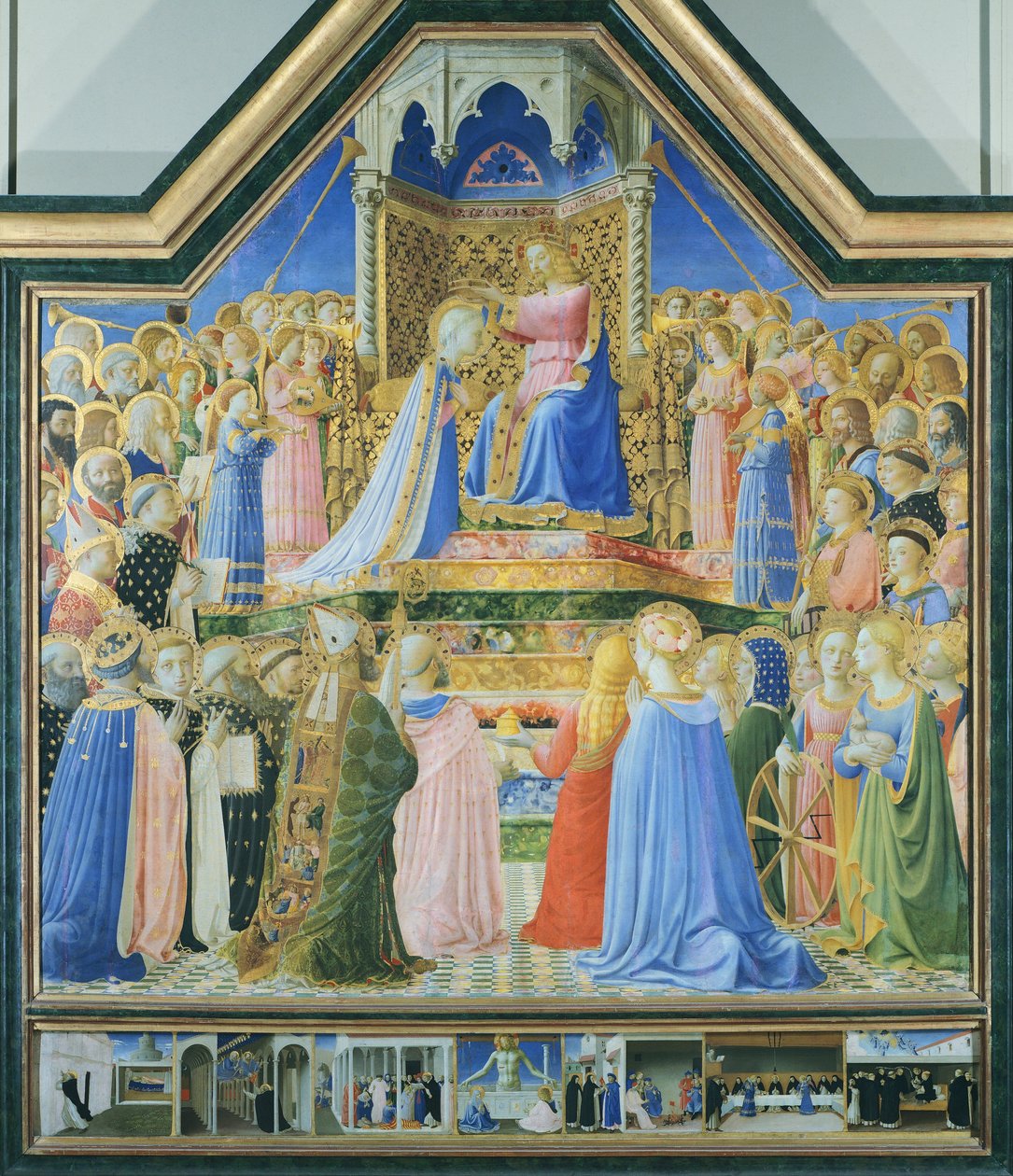 Neitsyen kruunaus tekijältä Fra (c.1387 1455) Angelico