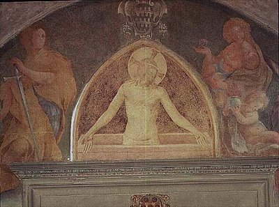 Pieta (fresko) tekijältä Fra (c.1387 1455) Angelico