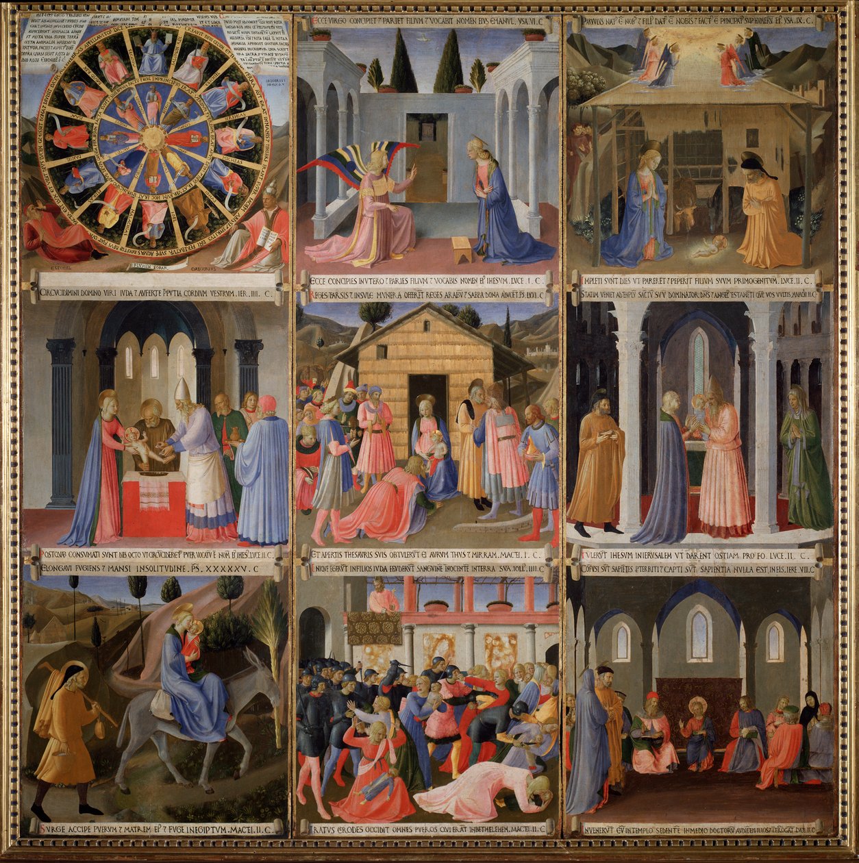 Armadio degli Argenti: Kristuksen elämä (Tempera puulla tekijältä Fra  Angelico