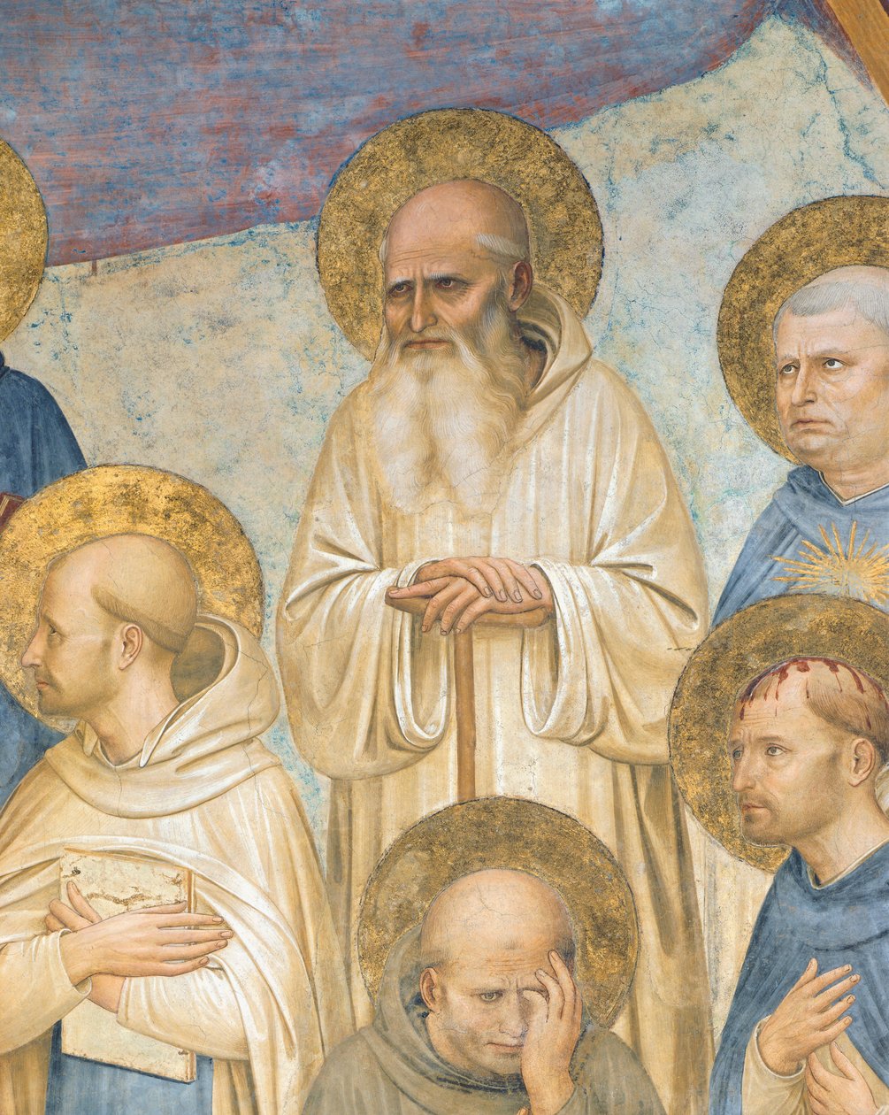 Ristiinnaulitseminen pyhien kanssa tekijältä Fra (c.1387 1455) Angelico