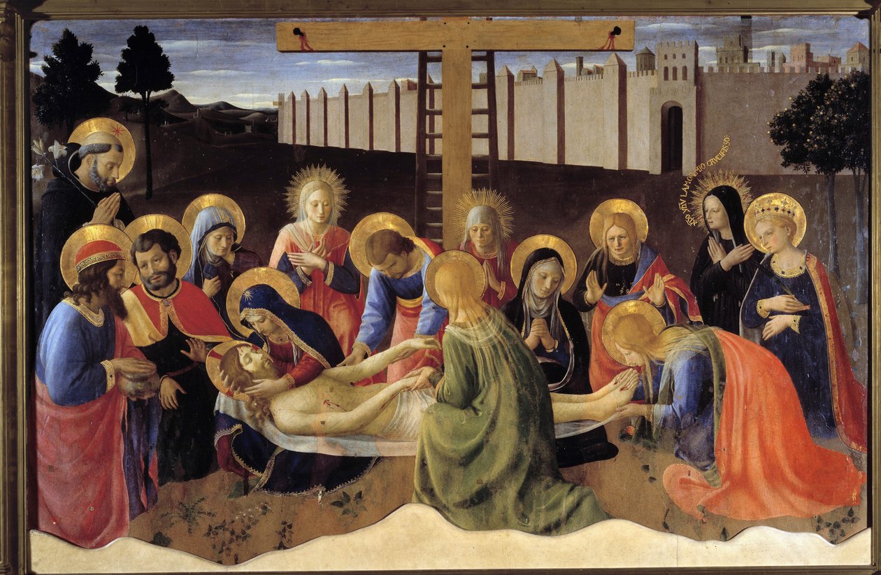 Valitus tai valitus kuolleesta Kristuksesta (maalaus) tekijältä Fra  Angelico
