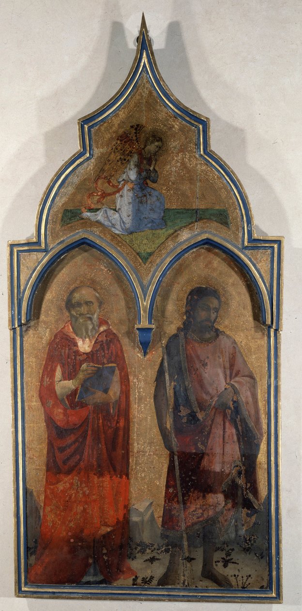 Pyhän Kolminaisuuden tabernaakkelin ovi (Santa Trinita) (Maalaus puulle) tekijältä Fra  Angelico