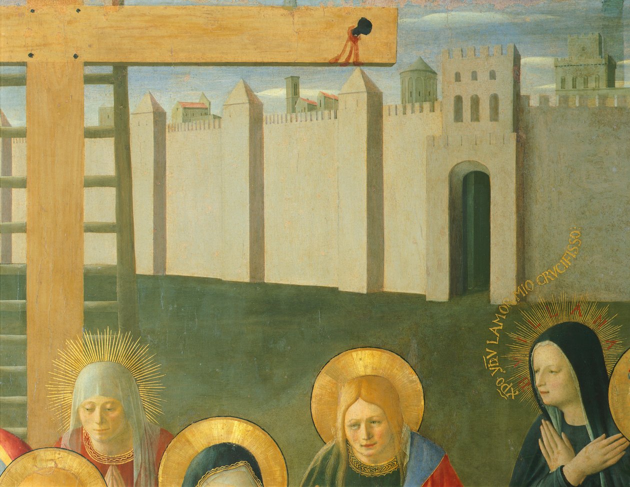 Upote, joka kuvaa Kristuksen surua, paneeli Armadio degli Argentista (hopeaarkku), jossa on Jeesuksen elämä tekijältä Fra (c.1387 1455) Angelico