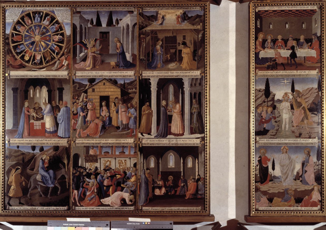 Kohtaus Kristuksen elämästä tekijältä Fra  Angelico