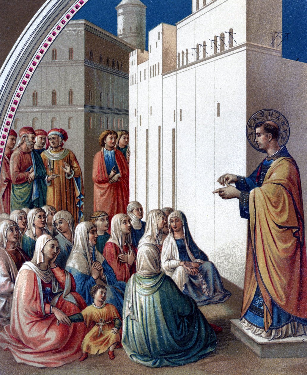 Pyhän Stephenin saarna, Yhdistynyt kuningaskunta tekijältä Fra (c.1400 55) Angelico