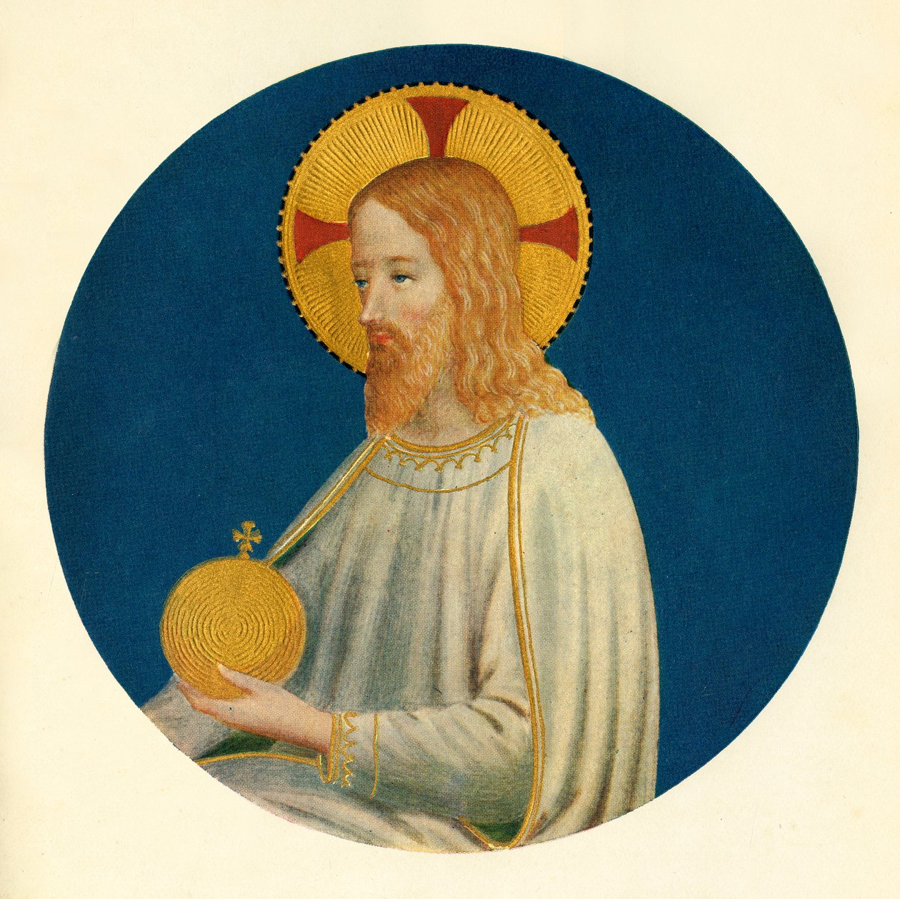 Kristuksen hahmo, 1400-luku, n. 1909 tekijältä Fra Angelico