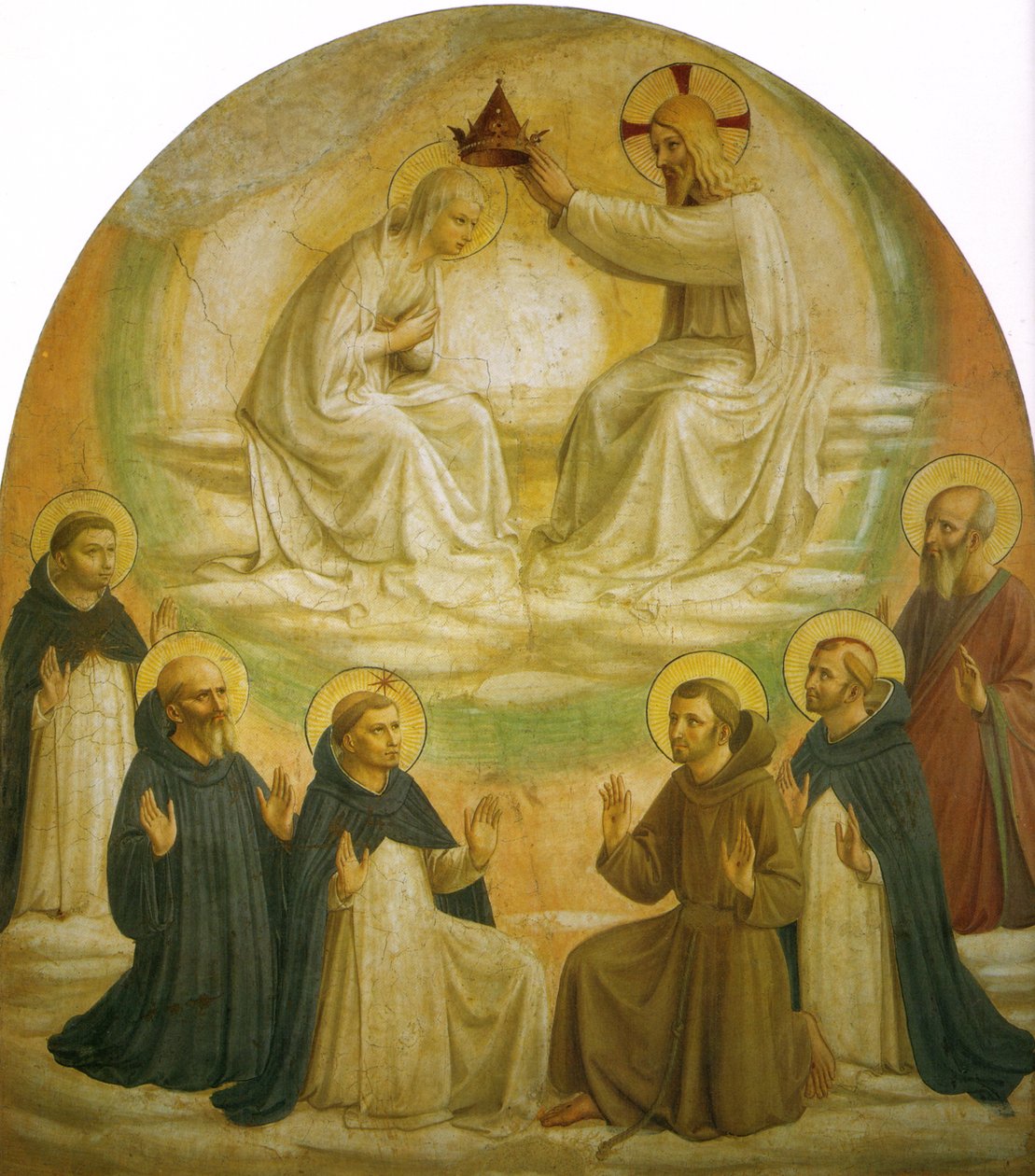 Neitsyt Marian kruunajaiset tekijältä Fra Angelico