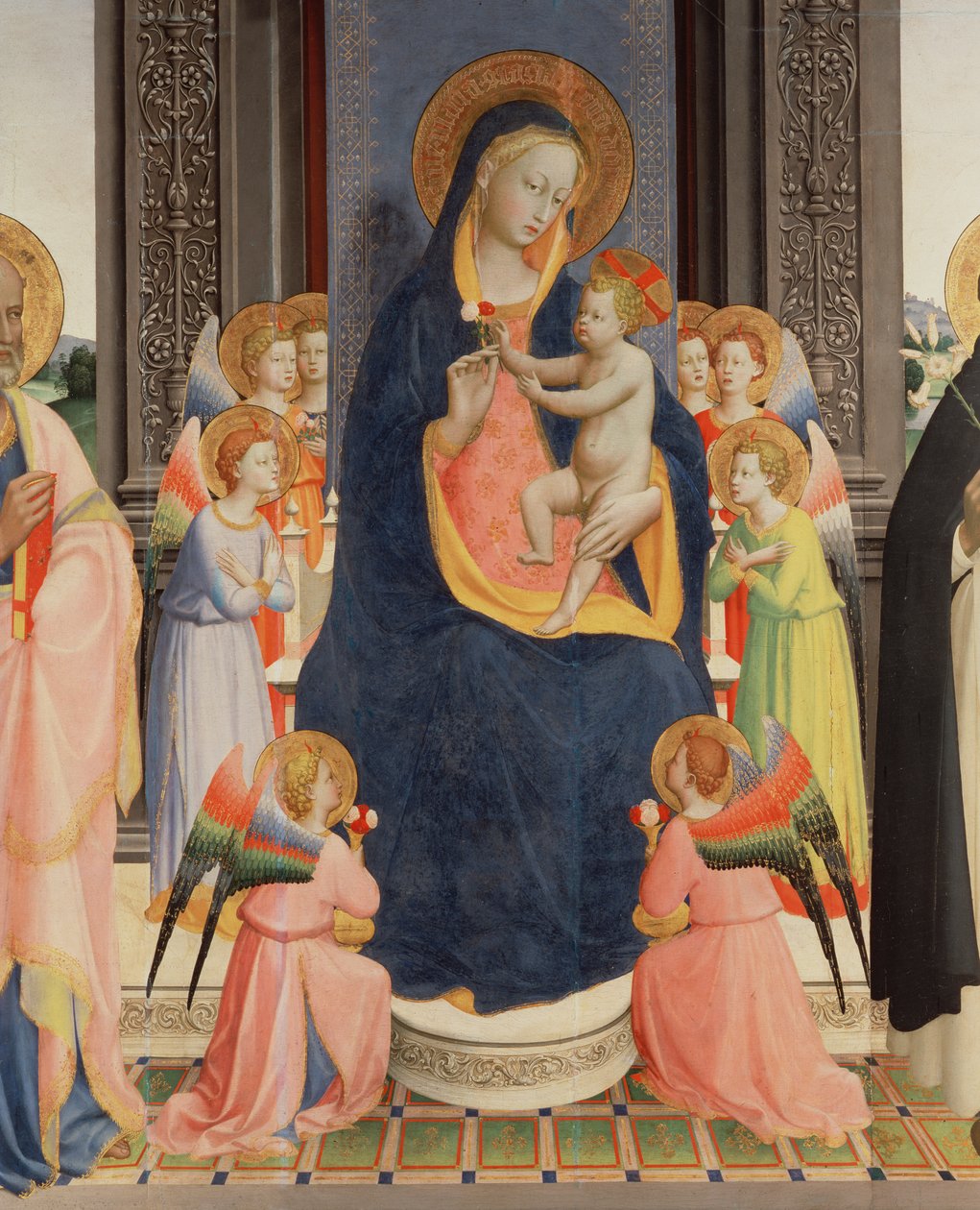 Huonekalut ja erilaiset esineet 1100- ja 1300-luvuilta tekijältä Fra Angelico
