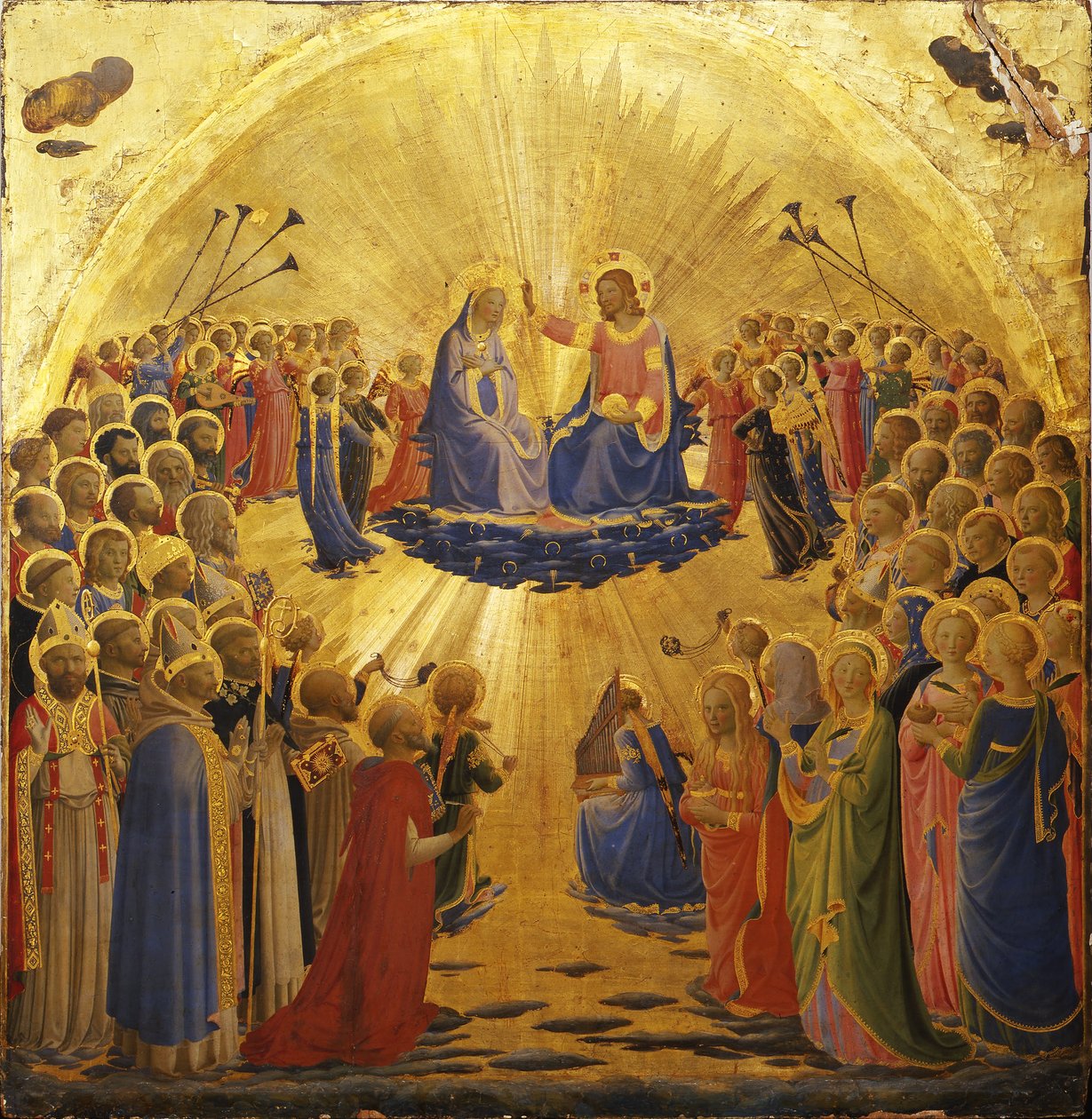 Neitsyt Marian kruunajaiset tekijältä Fra Angelico