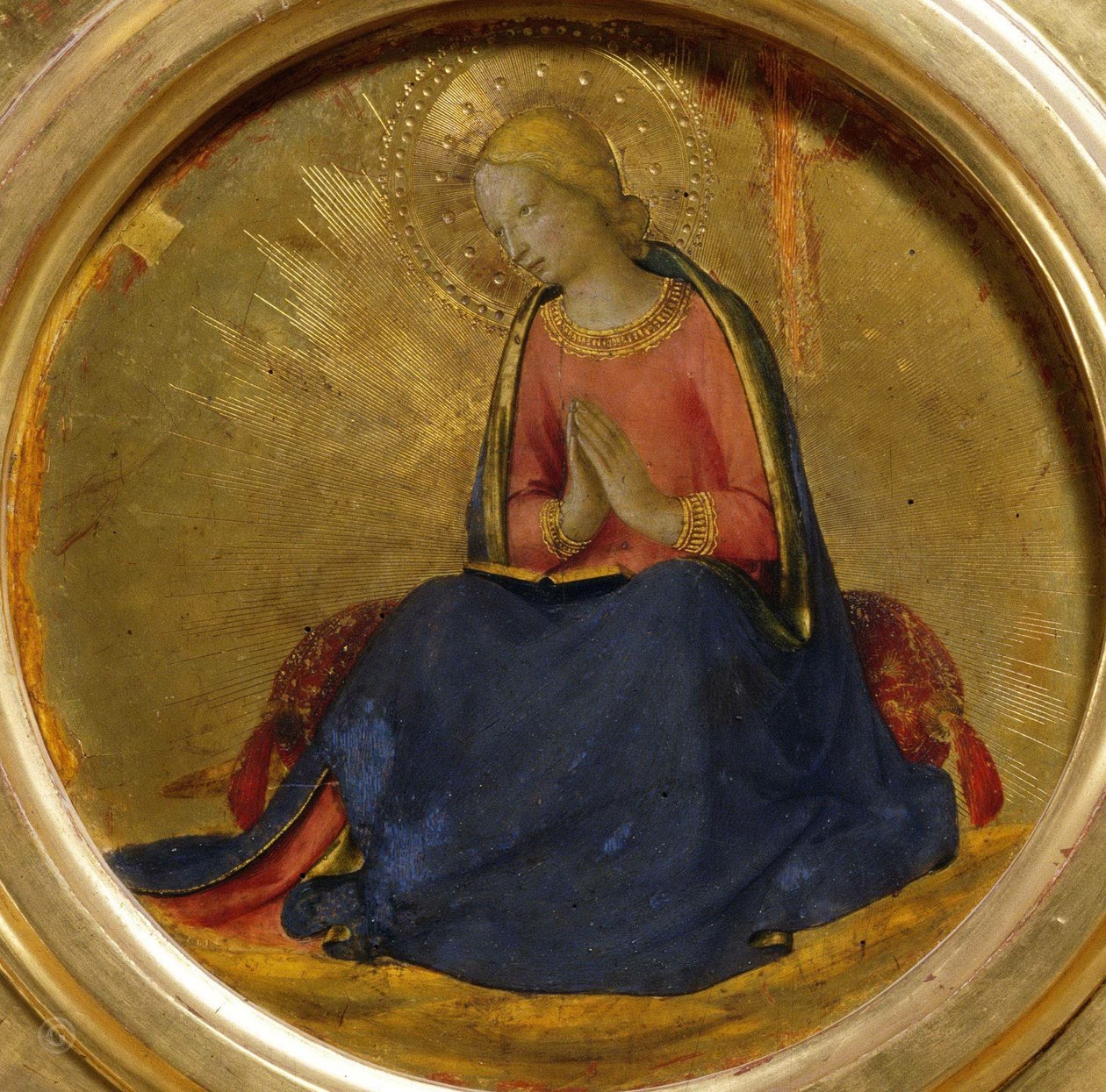 Italian kieli: Annunciazione Perugia Altarpiece (Perugian alttaritaulu) tekijältä Fra Angelico