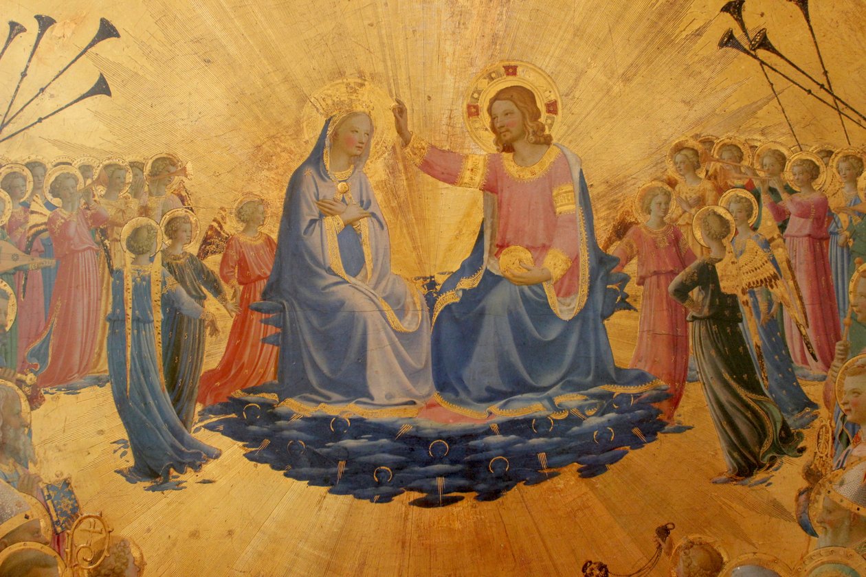 Italian kieli: Coronation of the Virgin Neitsyt Coronation of the Virgin tekijältä Fra Angelico