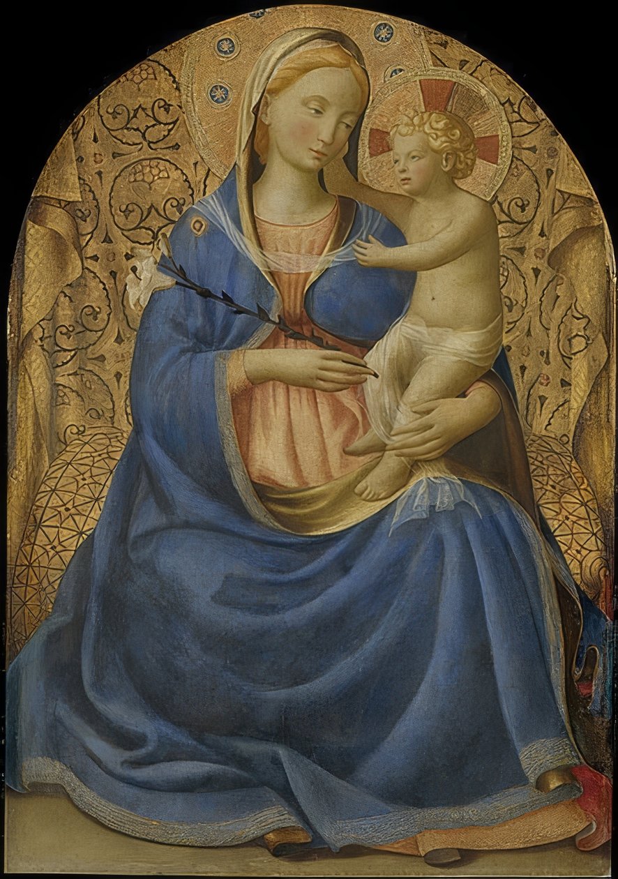 Nöyryyden Madonna. Noin 1440 tekijältä Fra Angelico