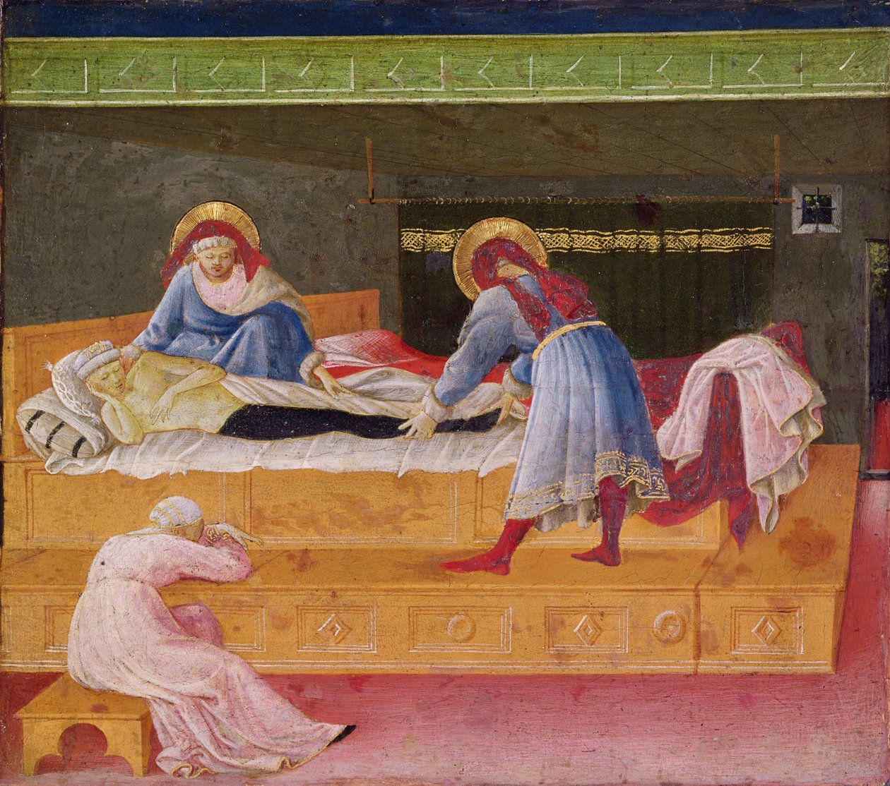 Pyhät Cosmas ja Damian Healing Justin, 1445 tekijältä Fra Angelico
