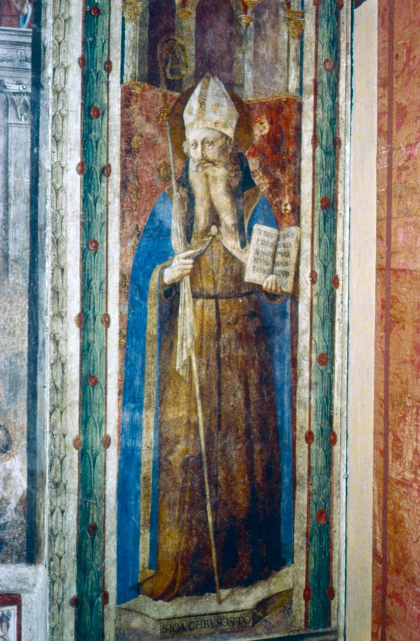 Pyhä Johannes Chrysostomos, 1400-luvun puoliväli tekijältä Fra Angelico