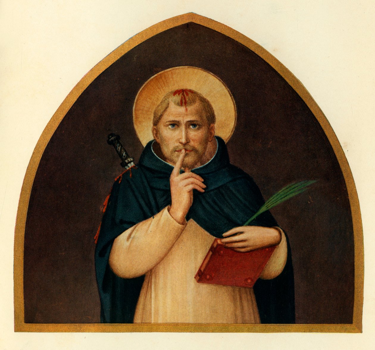 Pyhä Pietari marttyyri, 1400-luku, n. 1909 tekijältä Fra Angelico