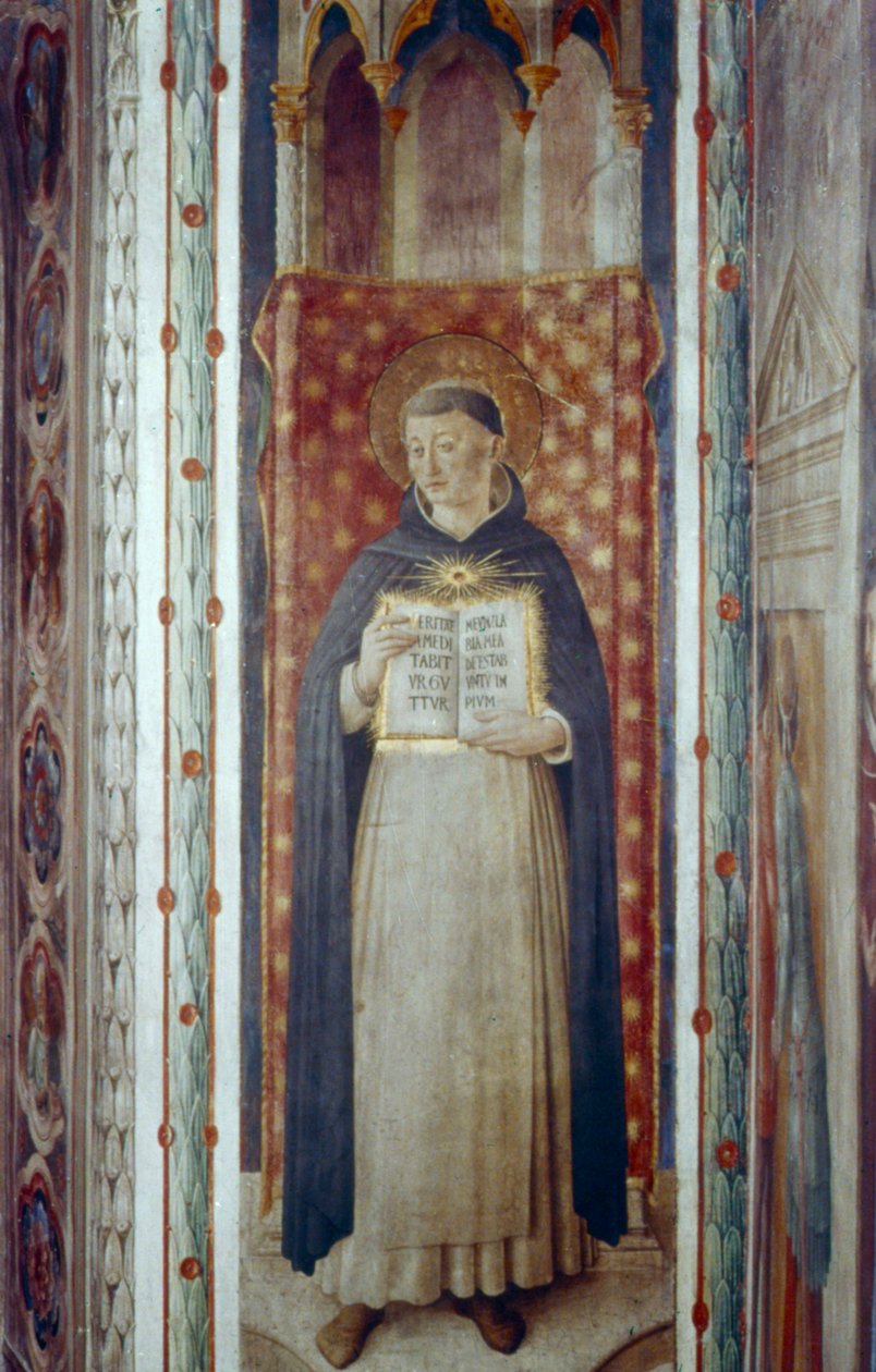 Pyhä Thomas Aquinas, 1400-luvun puoliväli tekijältä Fra Angelico