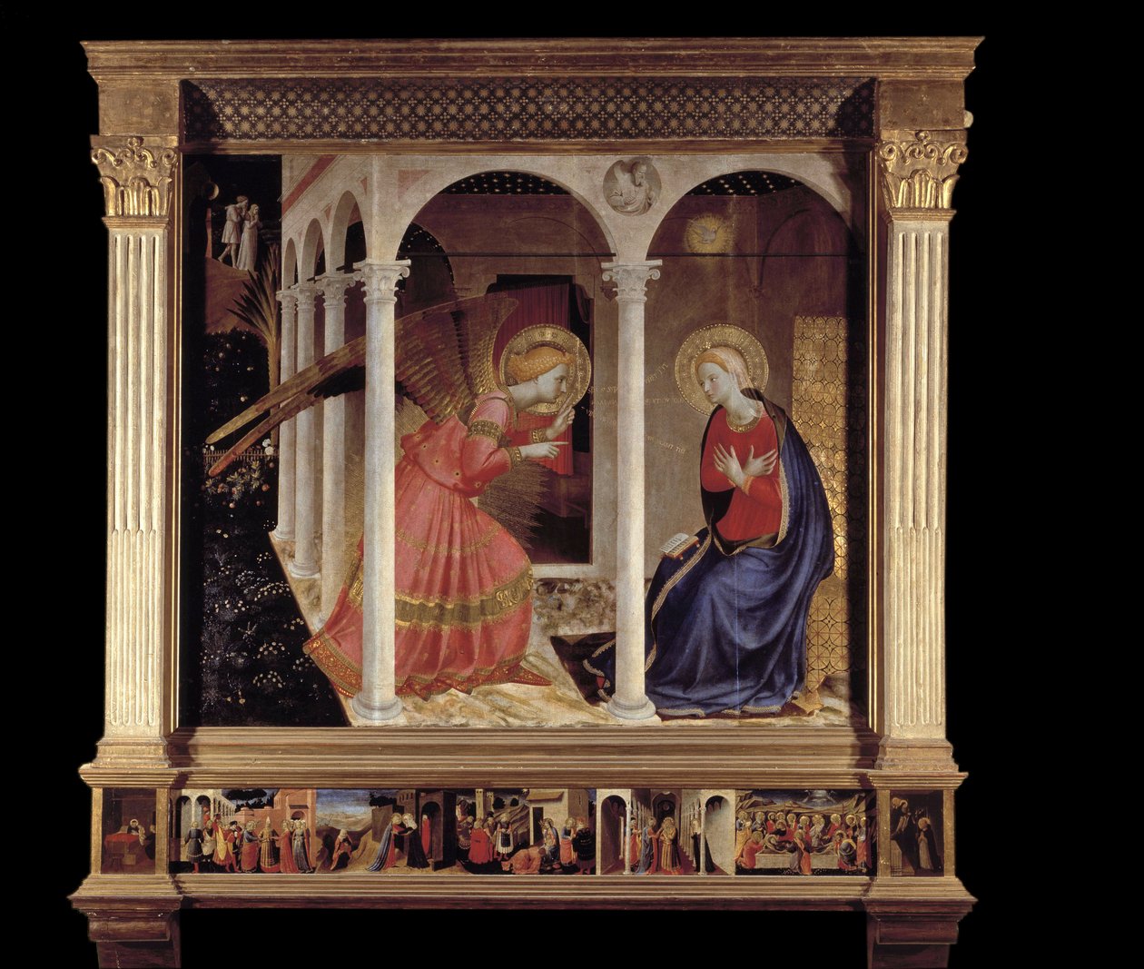 "Julistus - Pala de Cortone tekijältä Fra Angelico