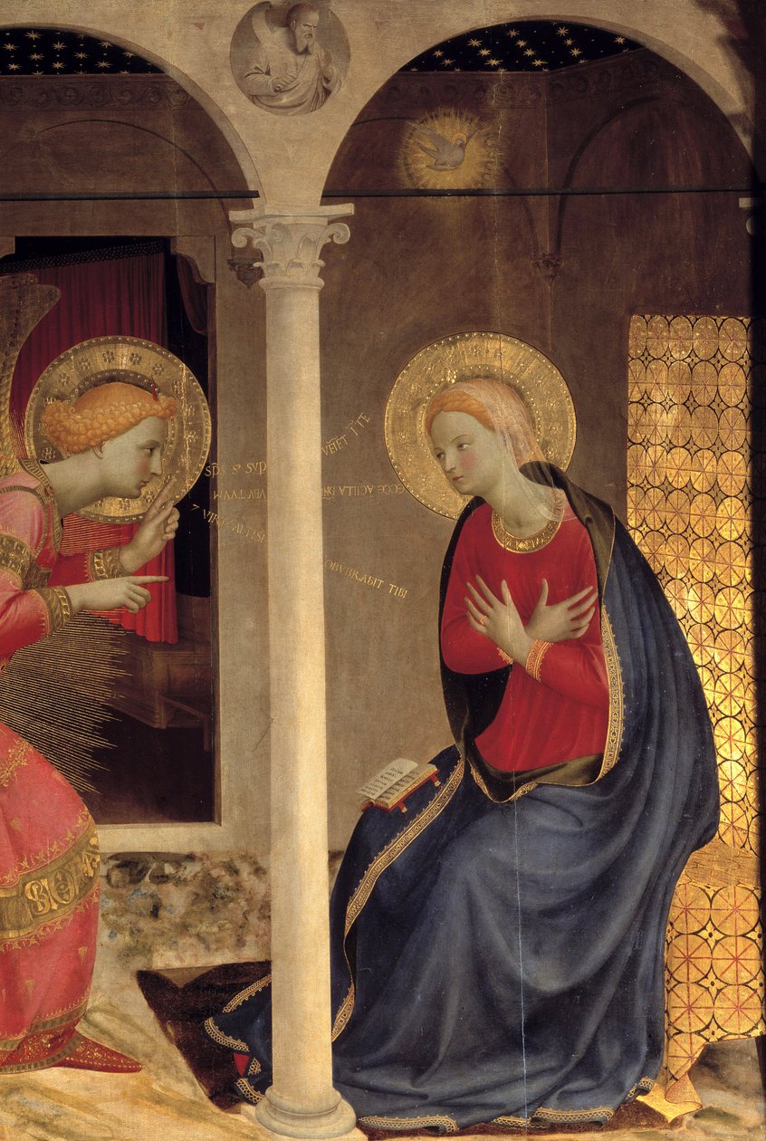 ""The Annunciation - Shovel of Cortone tekijältä Fra Angelico