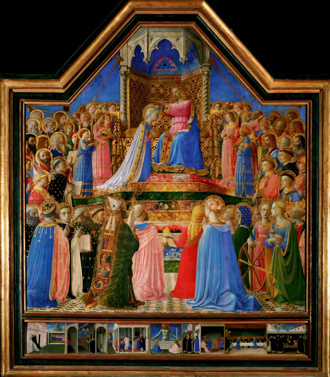 Neitsyt kruunajaiset tekijältä Fra Angelico