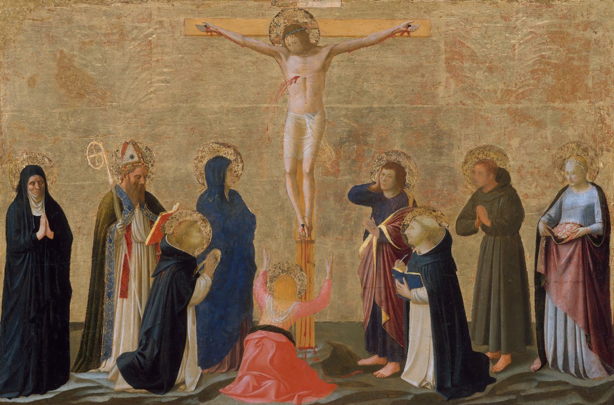Ristiinnaulitseminen, mahdollisesti n. 1440. tekijältä Fra Angelico