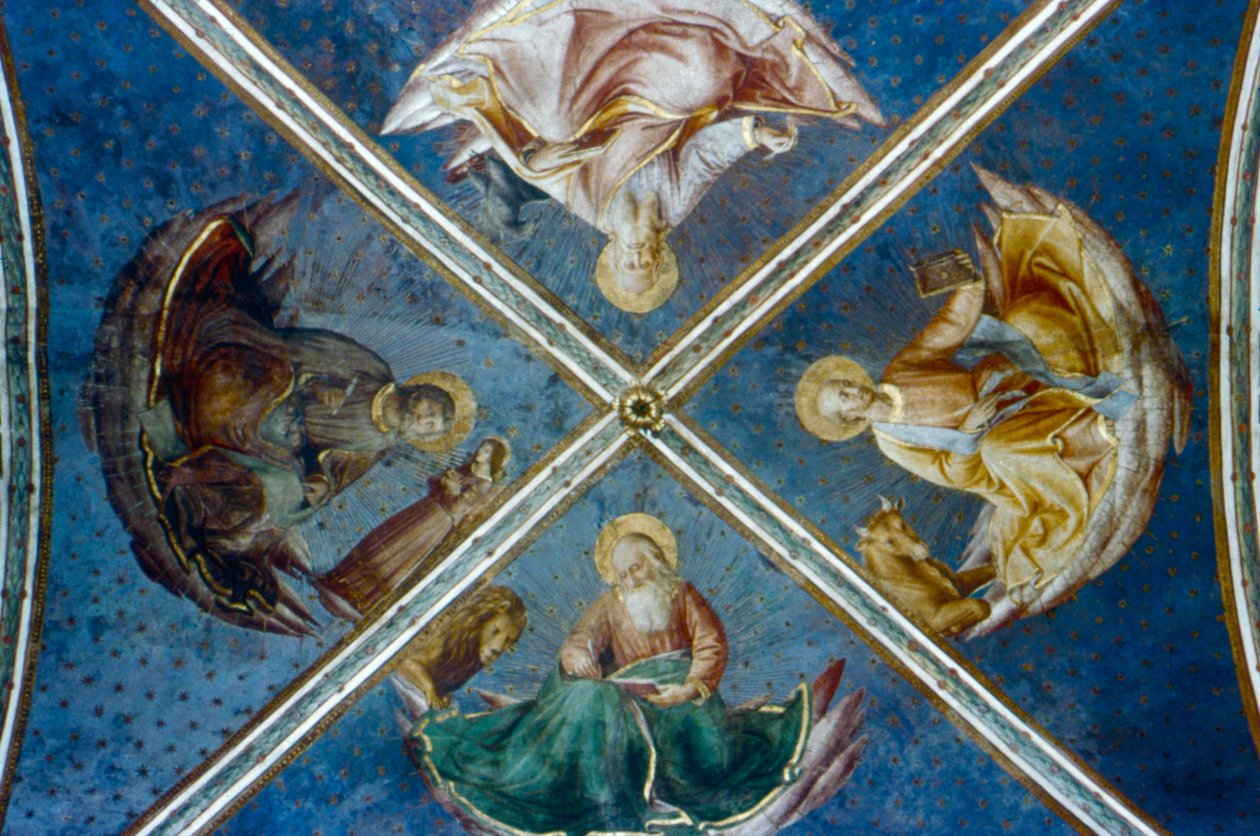 Neljä evankelistaa, 1400-luvun puoliväli tekijältä Fra Angelico