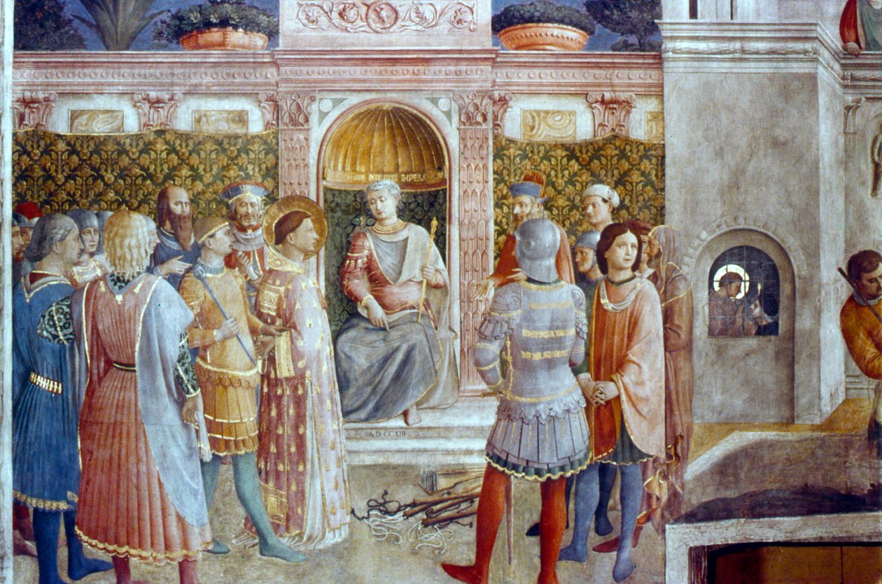 St Laurencen tuomio, 1400-luvun puoliväli tekijältä Fra Angelico